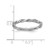 Sterling Silver Stackable Expressions Rhodium Twist Ring - QSK2004 - View 4