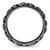 Sterling Silver Stackable Expressions Black-Plated Celtic Knot Ring - View 2