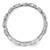 Sterling Silver Stackable Expressions Rhodium Celtic Knot Ring - View 2