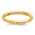 Sterling Silver Stackable Expressions Gold-Tone Cable Ring, 2.25 mm - QSK202