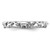 Sterling Silver Stackable Expressions Rhodium-Plated-Plate Patterned Elephant Ring, 2.02 mm - View 4