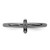 Ruthenium-Plated Sterling Silver Stackable Expressions Ruthenium-Plated Cross Ring, 2.25 mm - View 4