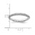 Sterling Silver Stackable Expressions Rhodium-Plated Polished Ring, 2.25 mm - QSK2053 - View 4