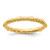 Sterling Silver Stackable Expressions Gold-Tone Cable Ring, 2.25 mm - QSK206
