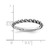 Sterling Silver Stackable Expr Polished Swirl Antiqued Eternity Ring, 2.3 mm - View 4