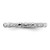 Sterling Silver Stackable Expressions Rhodium-Plated Cable Ring, 2.25 mm - QSK207 - View 3