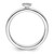 Sterling Silver Stackable Expressions Amethyst Ring, 2.5 mm - View 2