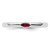 Sterling Silver Stackable Expressions Pink Tourmaline Ring, 2.5 mm - View 4