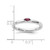 Sterling Silver Stackable Expressions Pink Tourmaline Ring, 2.5 mm - View 5