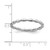 Sterling Silver Stackable Expressions Rhodium-Plated Rice Ring, 2.25 mm - View 4
