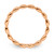 Sterling Silver Stackable Expressions Rose Gold-Tone Rice Ring, 2.25 mm - View 2