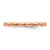 Sterling Silver Stackable Expressions Rose Gold-Tone Rice Ring, 2.25 mm - View 3