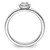 Sterling Silver Stackable Expressions Cat 0.075ct Diamond Ring, 2.42 mm - View 2