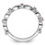 Sterling Silver Stackable Expressions Lab-Created Ruby 0.066ct Diamond Ring, 2.6 mm - View 2