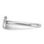 Sterling Silver Stackable Expressions Rhodium-Plated Cubic Zirconia X Ring, 2.3 mm - View 3
