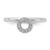 Sterling Silver Stackable Expressions Rhodium-Plated Cubic Zirconia O Ring, 2.3 mm - View 4