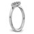 Sterling Silver Stackable Expressions Rhodium-Plated Cubic Zirconia O Ring, 2.3 mm - View 6