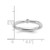 Sterling Silver Stackable Expressions Rhodium-Plated Cubic Zirconia Ring, 2.5 mm, 3 mm Top Length - View 5