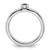 Sterling Silver Stackable Expressions Rhodium-Plated Amethyst Ring, 2.3 mm - View 2
