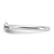 Sterling Silver Stackable Expressions Rhodium-Plated Peridot Ring, 2.3 mm - View 3