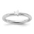 Sterling Silver Stackable Expressions Rhodium-Plated Star Ring, 2.5 mm