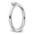 Sterling Silver Stackable Expressions Rhodium-Plated Star Ring, 2.5 mm - View 6