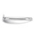 Sterling Silver Stackable Expressions Rhodium-Plated Moon Ring, 2.5 mm - View 3