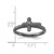 Sterling Silver Stackable Expressions Black Rhodium-Plated Textured Cross Ring, 2.25 mm - View 5