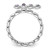Sterling Silver Stackable Expressions Rhodium-Plated Amethyst Cross Ring, 2.5 mm - View 2