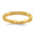 Sterling Silver Stackable Expressions Gold-Tone Textured Ring, 2.5 mm