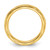Sterling Silver Stackable Expressions Gold-Tone Wave Design Ring, 2.5 mm - View 2