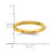 Sterling Silver Stackable Expressions Gold-Tone Wave Design Ring, 2.5 mm - View 4