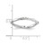 Sterling Silver Stackable Expressions Rhodium-Plated White Topaz Ring, 2.5 mm - View 5