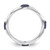 Sterling Silver Stackable Expressions Rhodium-Plated Lab-Created Sapphire Ring, 2.5 mm - View 2