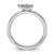 Sterling Silver Stackable Expressions Rhodium-Plated Amethyst and Peridot Grapes Ring, 2.5 mm - View 2