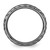 Ruthenium-Plated Sterling Silver Stackable Expressions Black-Plated Hammered Ring, 2.25 mm - View 2