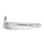 Sterling Silver Stackable Expressions Rhodium-Plated Citrine Moon Ring, 2.5 mm - View 3