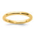 Sterling Silver Stackable Expressions Gold-Tone Polished Ring, 2.25 mm - QSK230