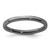 Ruthenium-Plated Sterling Silver Stackable Expressions Black-Plated Polished Ring, 2.25 mm - QSK233