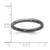 Ruthenium-Plated Sterling Silver Stackable Expressions Black-Plated Polished Ring, 2.25 mm - QSK233 - View 4