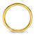 Sterling Silver Stackable Expressions Gold-Tone Polished Ring, 2.25 mm - QSK238 - View 2