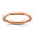 Sterling Silver Stackable Expressions Rose Gold-Tone Polished Ring, 2.25 mm - QSK240