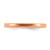Sterling Silver Stackable Expressions Rose Gold-Tone Polished Ring, 2.25 mm - QSK240 - View 3