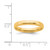 Sterling Silver Stackable Expressions Gold-Tone Polished Ring, 3.25 mm - View 4