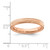 Sterling Silver Stackable Expressions Pink-Plated Ring, 3.25 mm, Polished - QSK280 - View 4