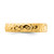 Sterling Silver Stackable Expressions Gold-Tone Ring, 4.25 mm - QSK286 - View 3