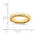 Sterling Silver Stackable Expressions Gold-Tone Ring, 4.25 mm - QSK286 - View 4