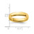 Sterling Silver Stackable Expressions Gold-Tone Polished Ring, 4.25 mm - View 4