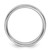 Sterling Silver Stackable Expressions Rhodium-Plated Polished Ring, 4.25 mm - View 2