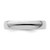Sterling Silver Stackable Expressions Rhodium-Plated Polished Ring, 4.25 mm - View 3